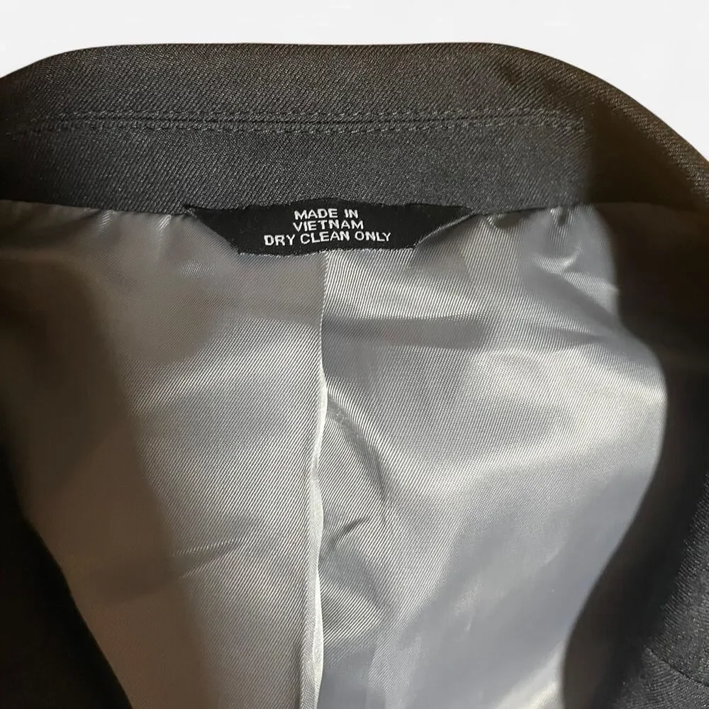 Haggar Men's Black and Grey Tailored-jackets